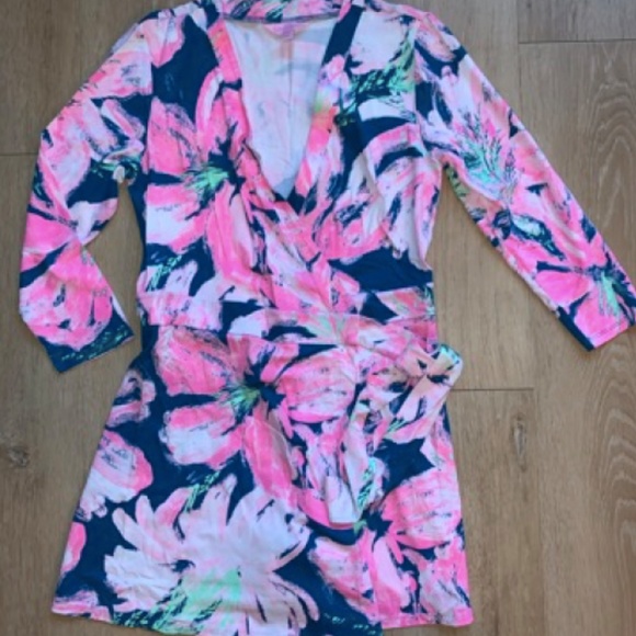 lily pulitzer wrap skort romper - Picture 4 of 4
